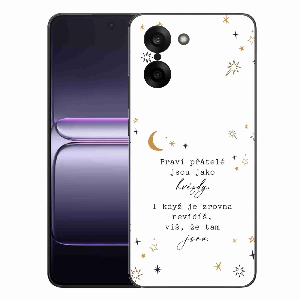 Gelový kryt mmCase na One Plus Nord CE5 - citát 6 bílé pozadí