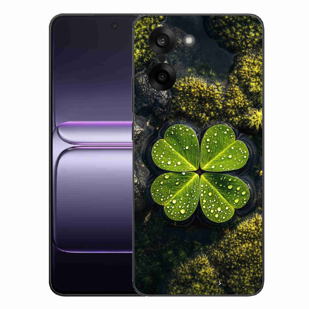 Gelový kryt mmCase na One Plus Nord CE5 - čtyřlístek