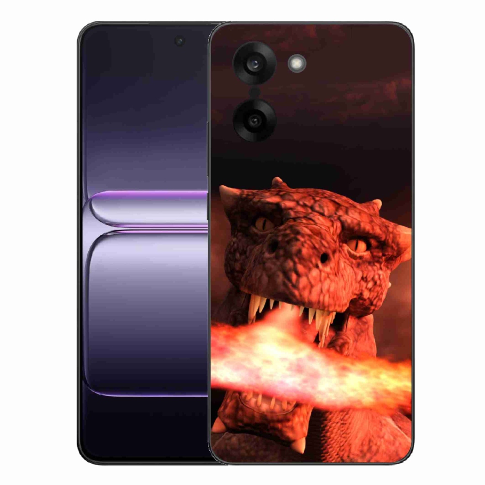 Gelový kryt mmCase na One Plus Nord CE5 - drak