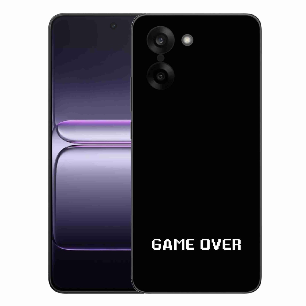 Gelový kryt mmCase na One Plus Nord CE5 - game over černé pozadí