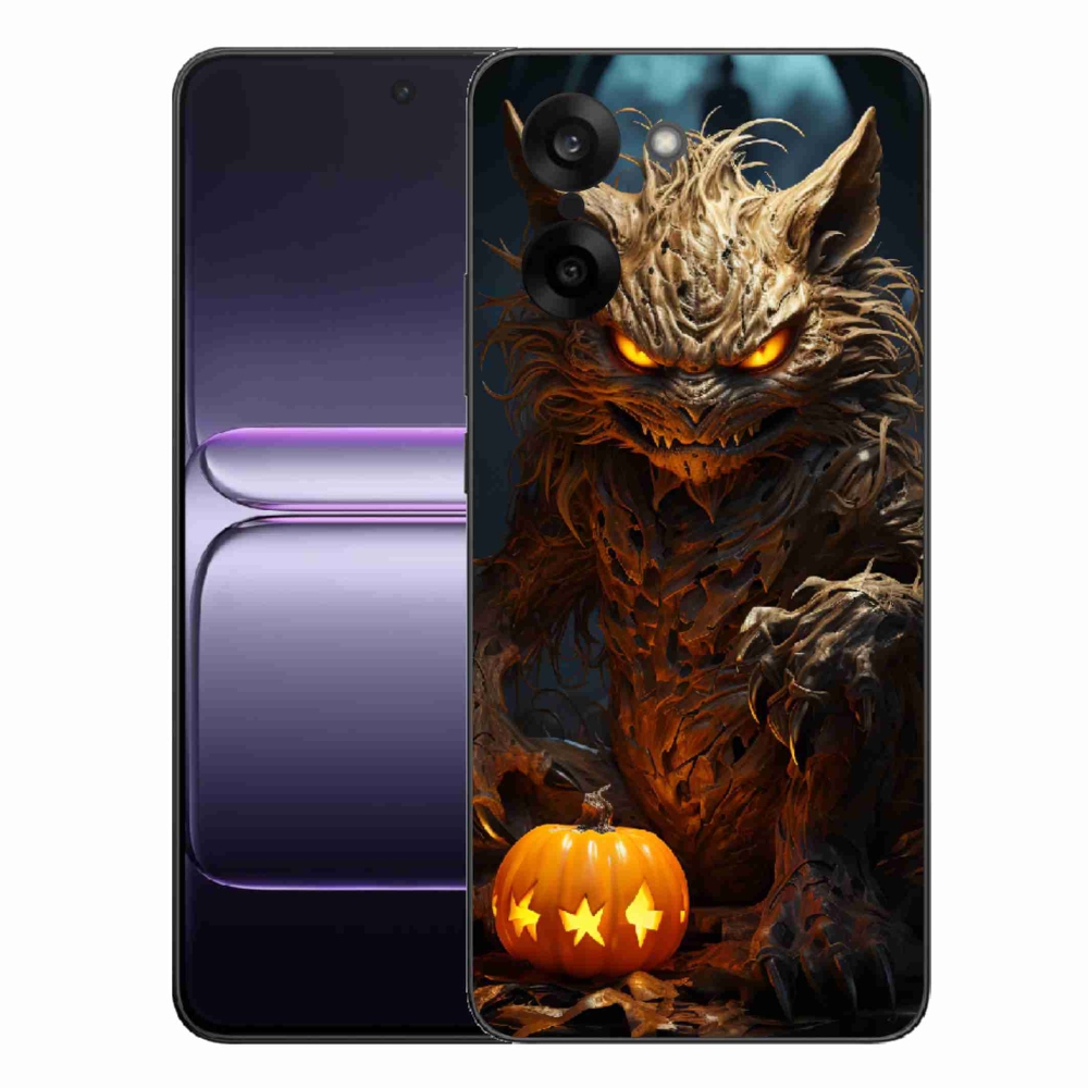 Gelový kryt mmCase na One Plus Nord CE5 - halloweenská příšera