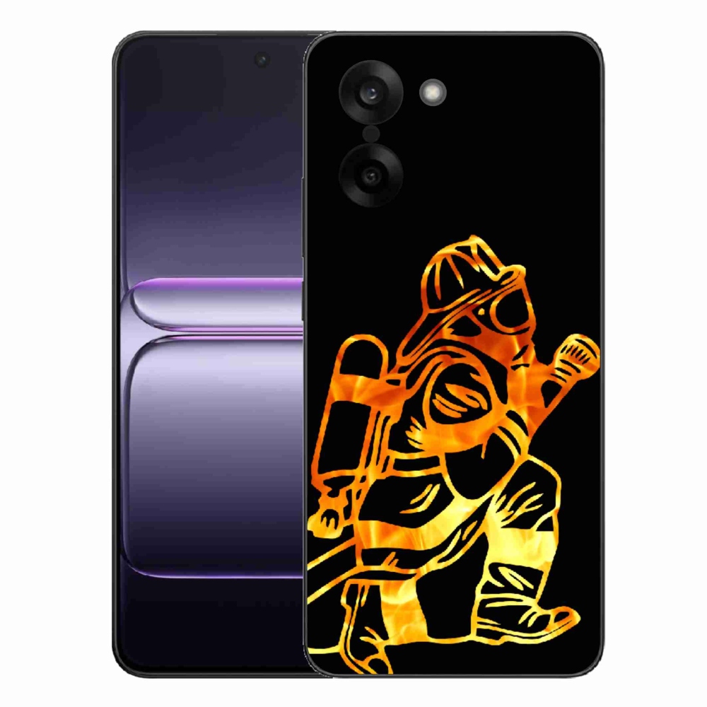 Gelový kryt mmCase na One Plus Nord CE5 - hasič 1