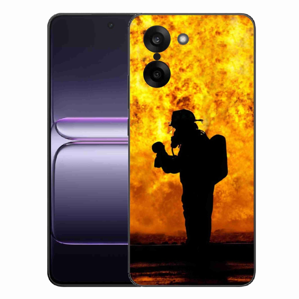 Gelový kryt mmCase na One Plus Nord CE5 - hasič
