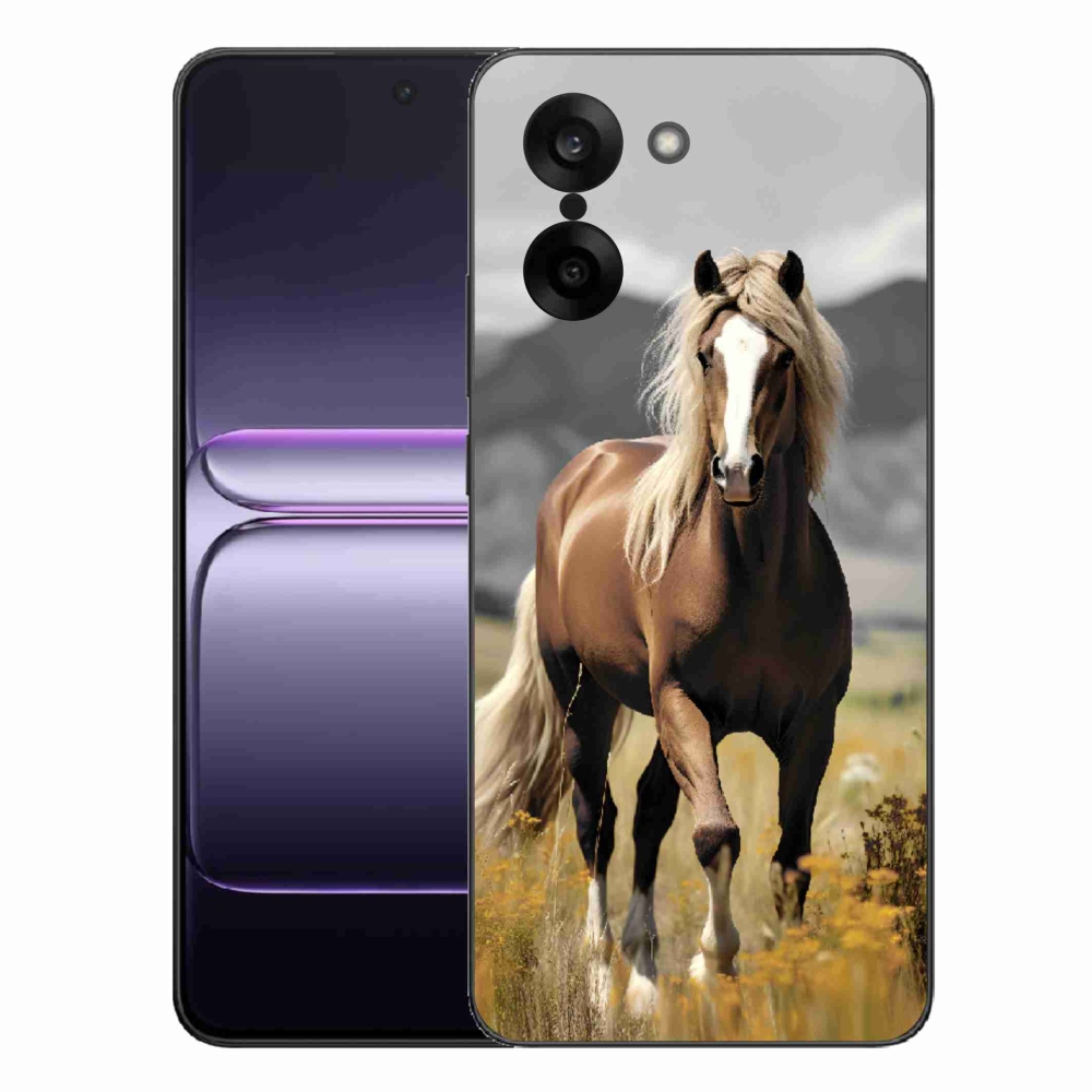 Gelový kryt mmCase na One Plus Nord CE5 - hnědý kůň 1