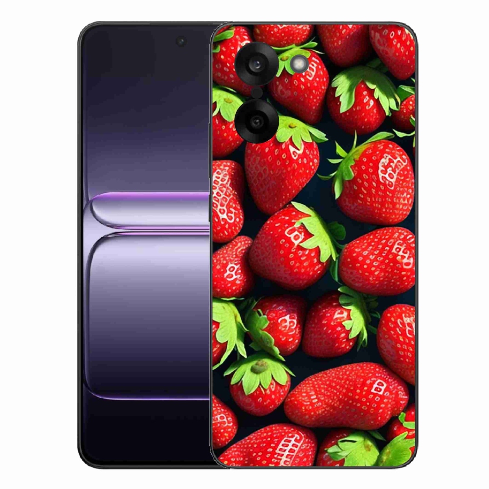 Gelový kryt mmCase na One Plus Nord CE5 - jahody