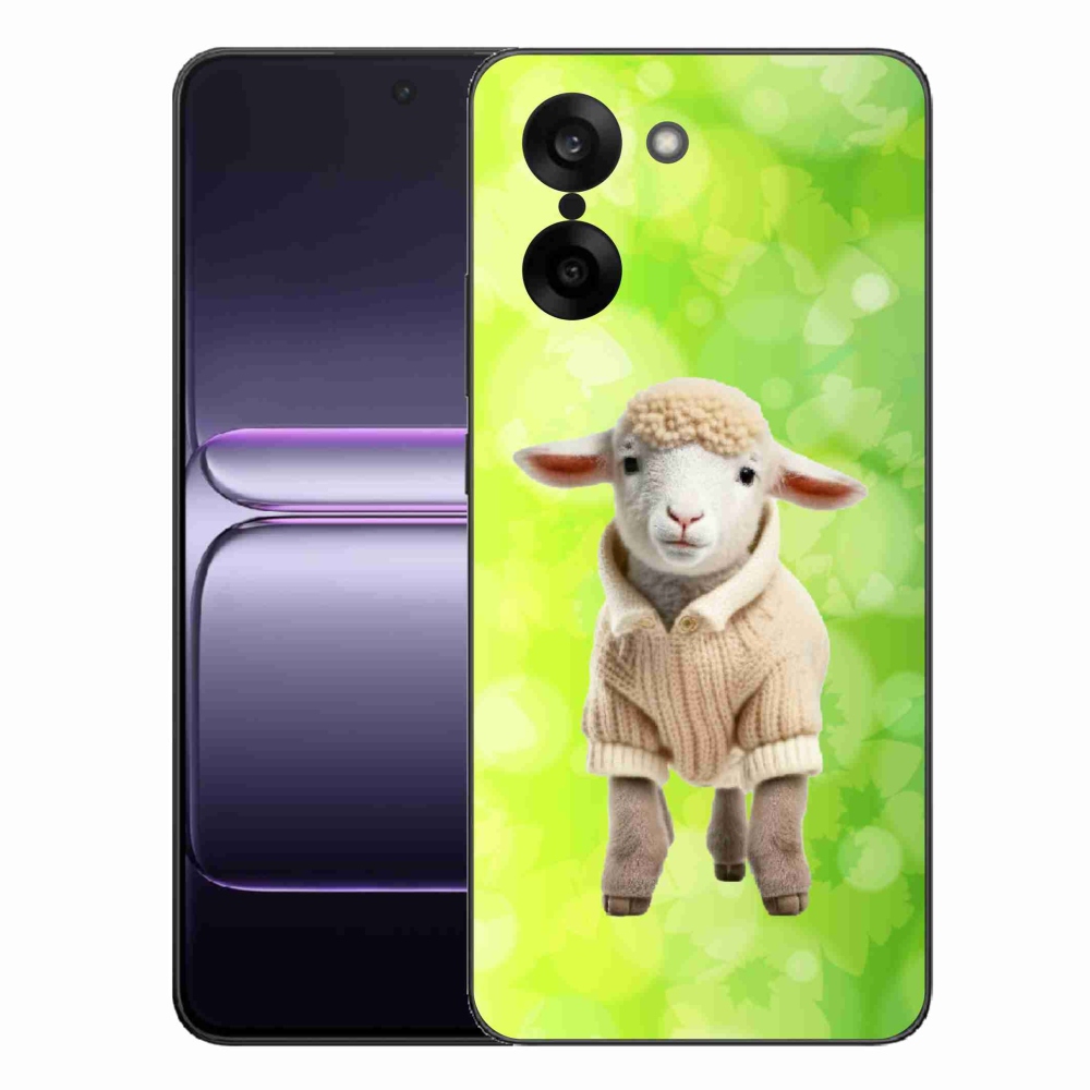 Gelový kryt mmCase na One Plus Nord CE5 - jehně ve svetru