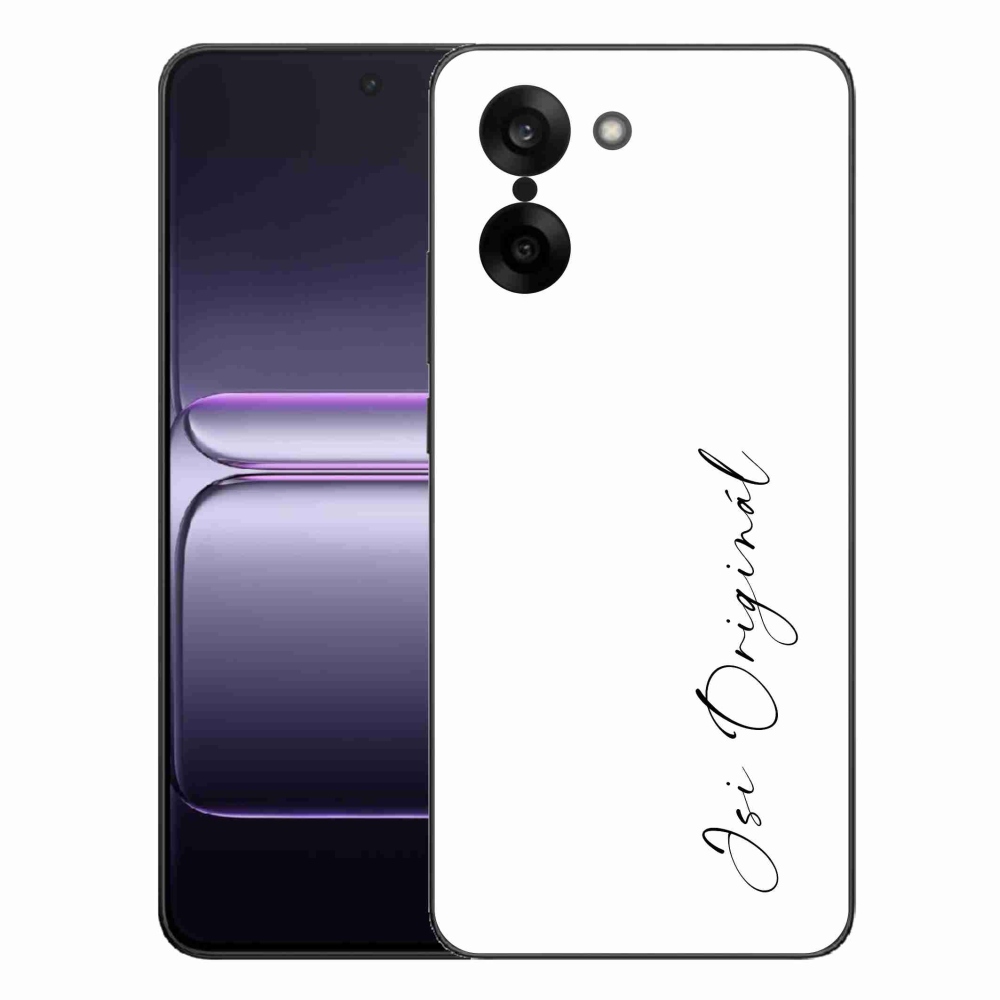Gelový kryt mmCase na One Plus Nord CE5 - jsi originál bílé pozadí