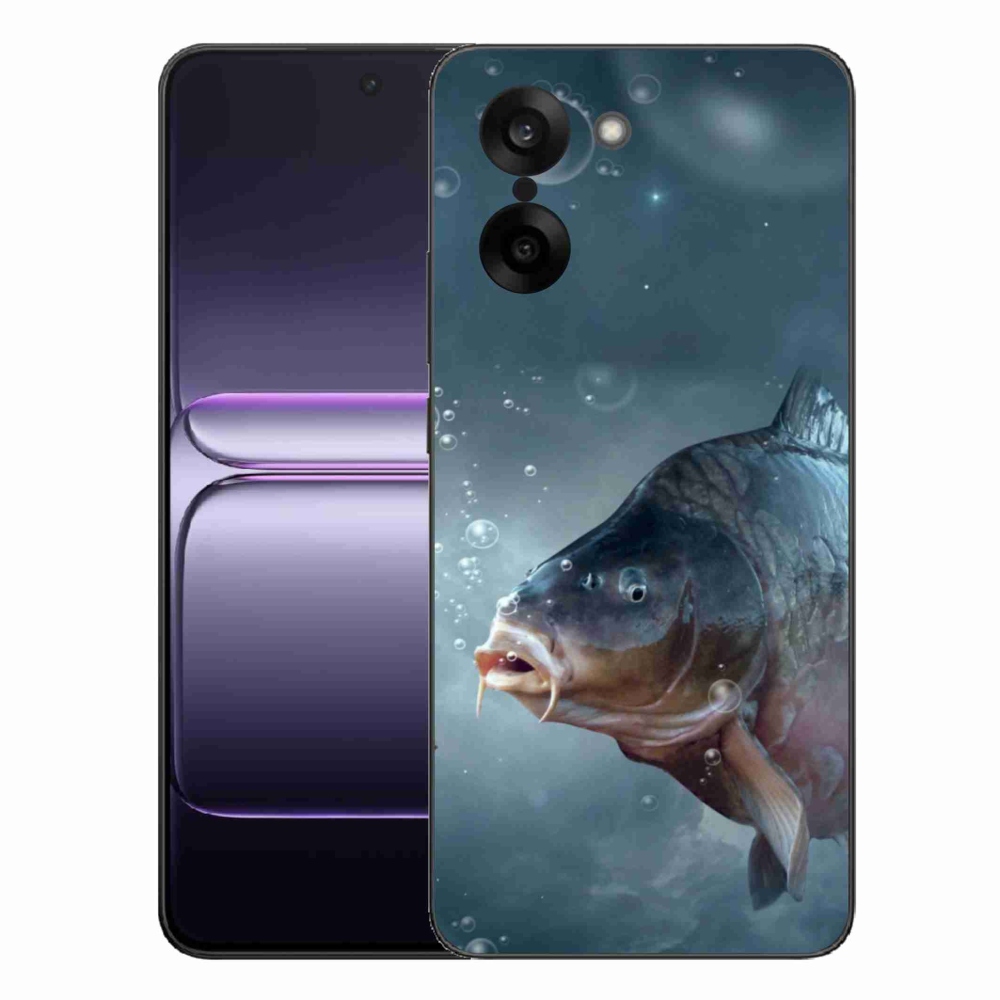 Gelový kryt mmCase na One Plus Nord CE5 - kapr a bublinky