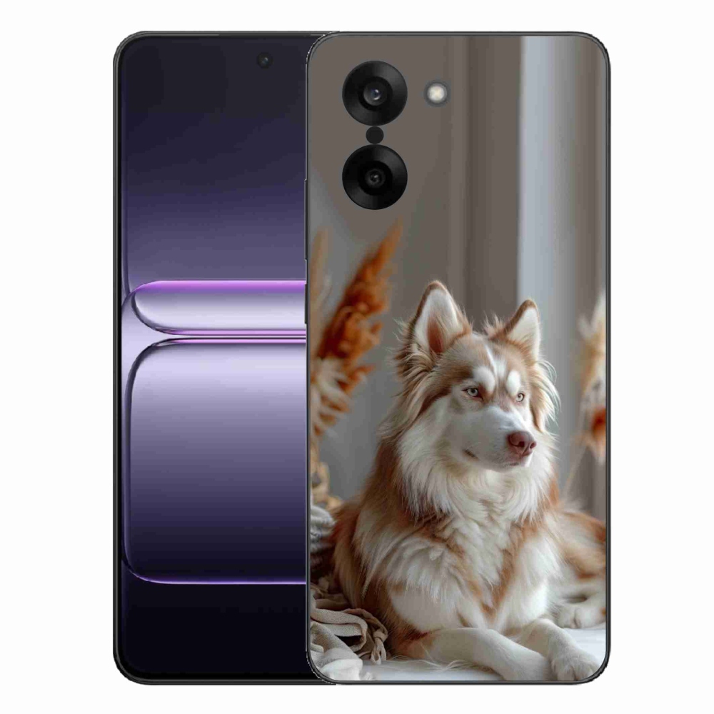 Gelový kryt mmCase na One Plus Nord CE5 - klidný sibiřský husky