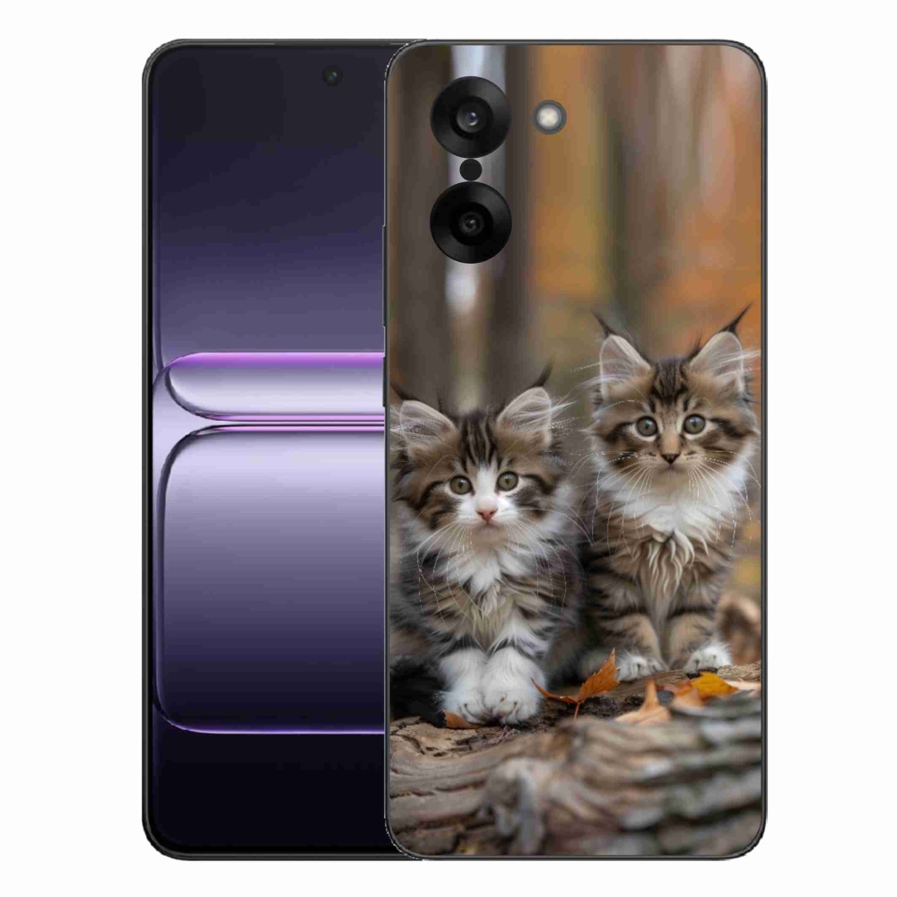 Gelový kryt mmCase na One Plus Nord CE5 - kočičí duo 3