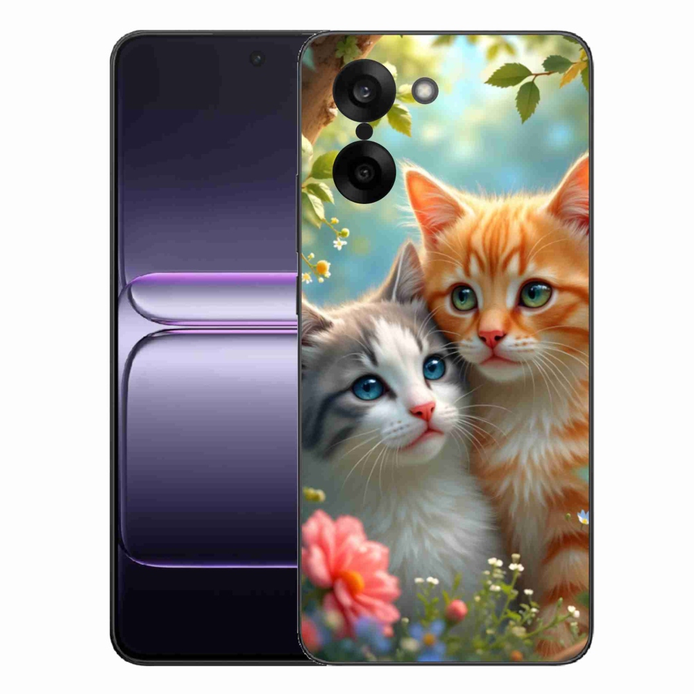 Gelový kryt mmCase na One Plus Nord CE5 - kočičí láska 2