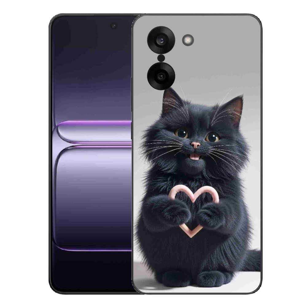 Gelový kryt mmCase na One Plus Nord CE5 - kočičí láska 3