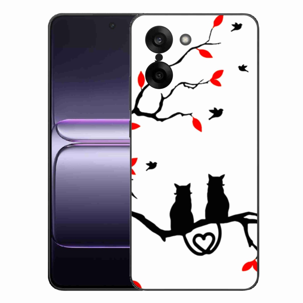 Gelový kryt mmCase na One Plus Nord CE5 - kočičí láska