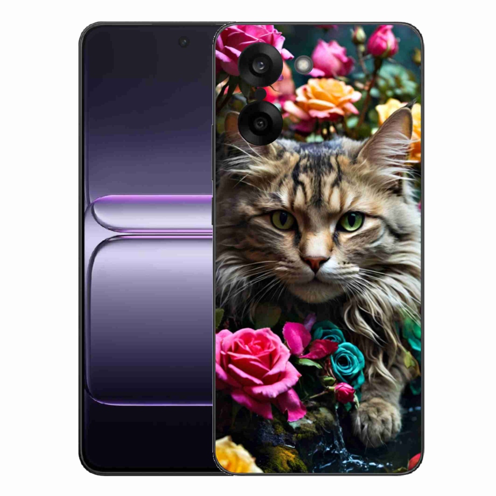 Gelový kryt mmCase na One Plus Nord CE5 - kočíčí pohled 2