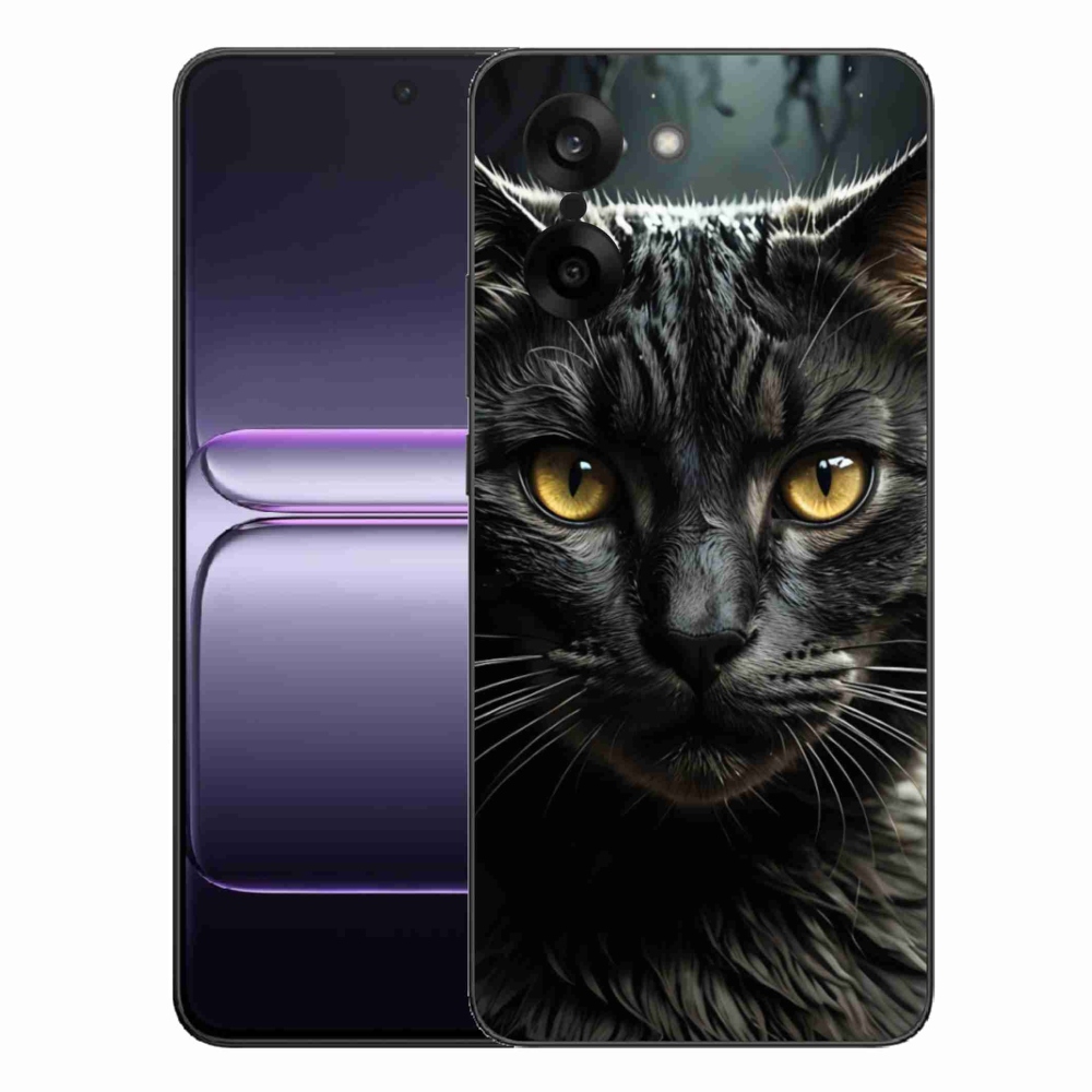 Gelový kryt mmCase na One Plus Nord CE5 - kočičí pohled 3