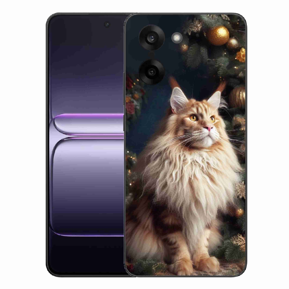 Gelový kryt mmCase na One Plus Nord CE5 - kočka u stromku