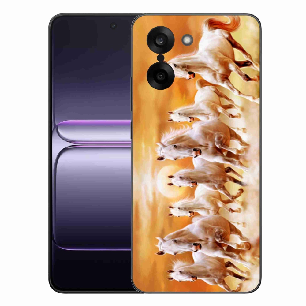 Gelový kryt mmCase na One Plus Nord CE5 - koně 2