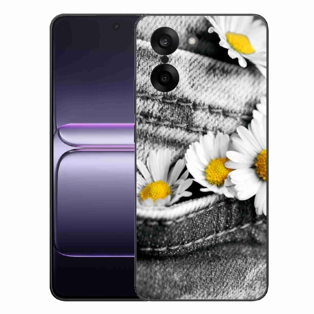 Gelový kryt mmCase na One Plus Nord CE5 - kopretiny