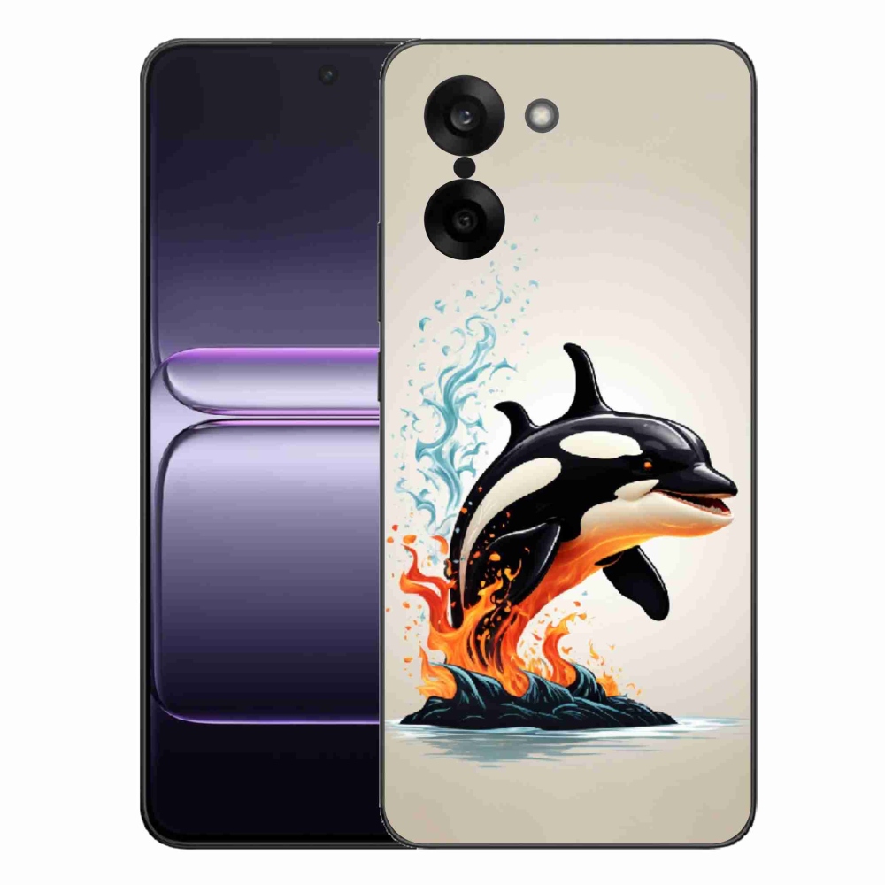 Gelový kryt mmCase na One Plus Nord CE5 - kosatka