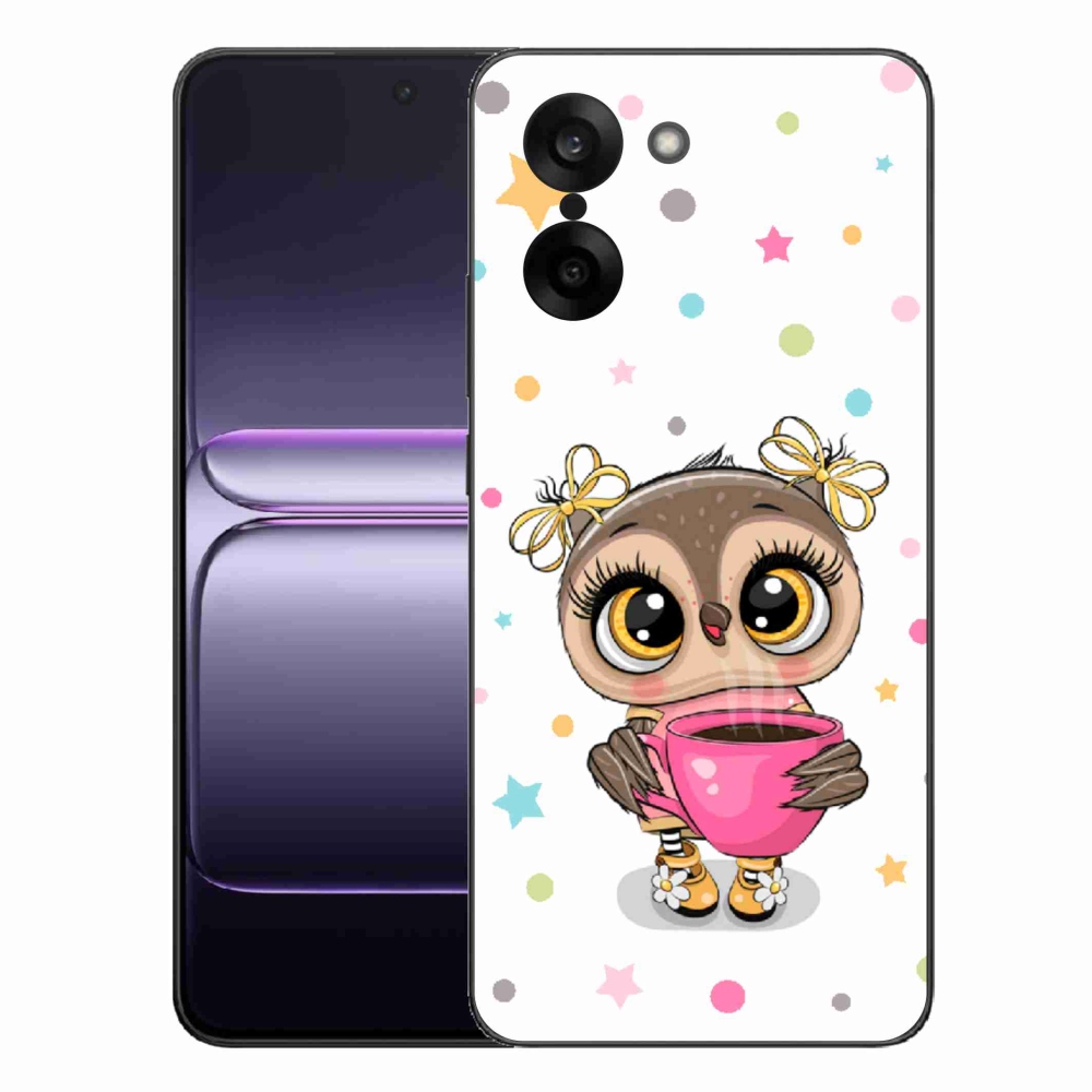 Gelový kryt mmCase na One Plus Nord CE5 - kreslená sovička