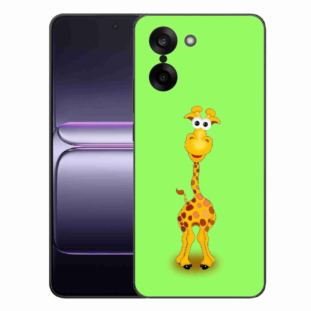 Gelový kryt mmCase na One Plus Nord CE5 - kreslená žirafa