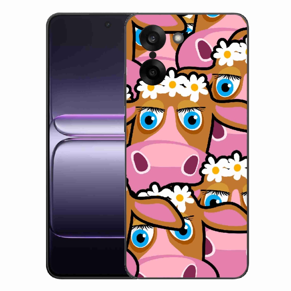 Gelový kryt mmCase na One Plus Nord CE5 - kreslené kravičky