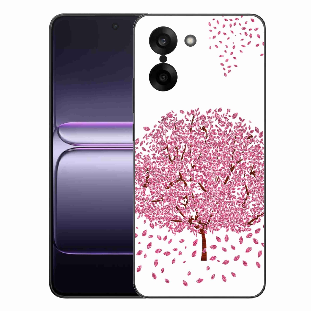 Gelový kryt mmCase na One Plus Nord CE5 - kreslený strom s listy