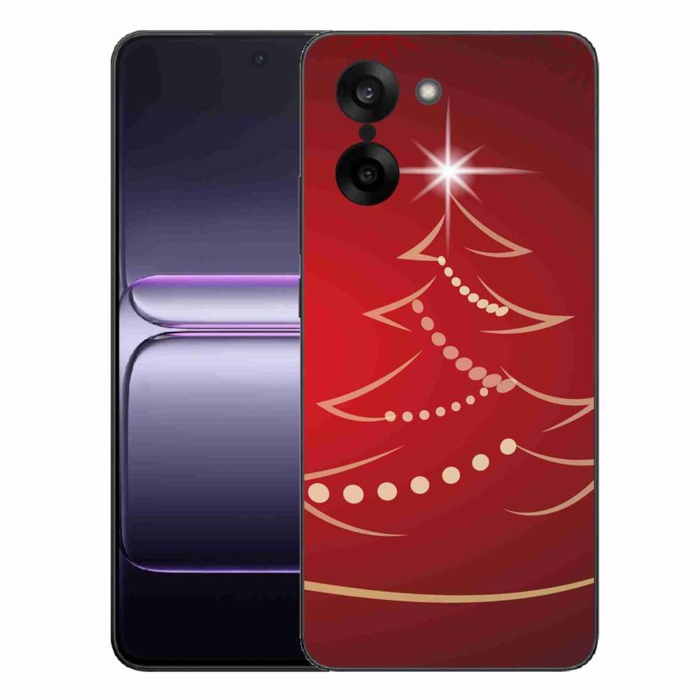 Gelový kryt mmCase na One Plus Nord CE5 - kreslený vánoční stromek