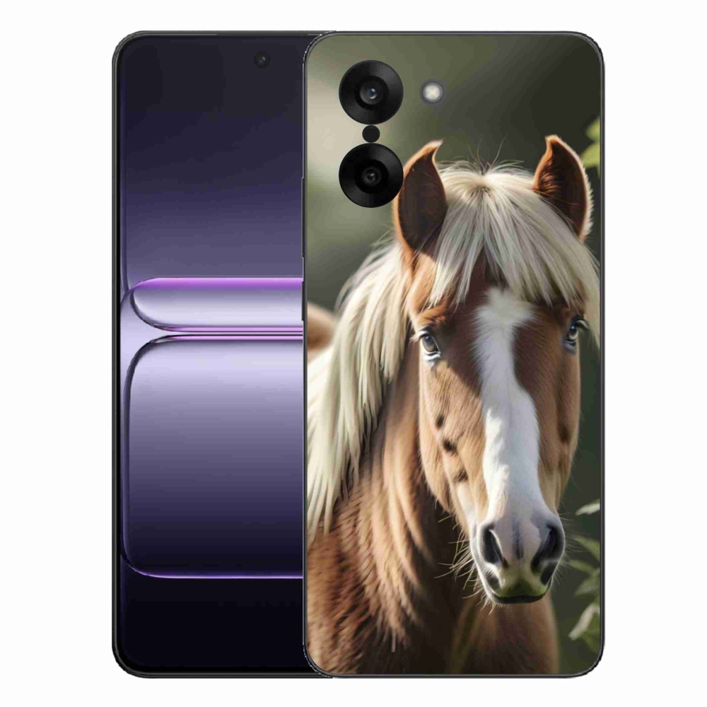 Gelový kryt mmCase na One Plus Nord CE5 - kůň se světlou hřívou