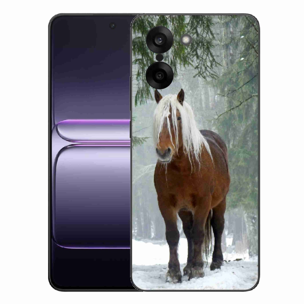 Gelový kryt mmCase na One Plus Nord CE5 - kůň v lese
