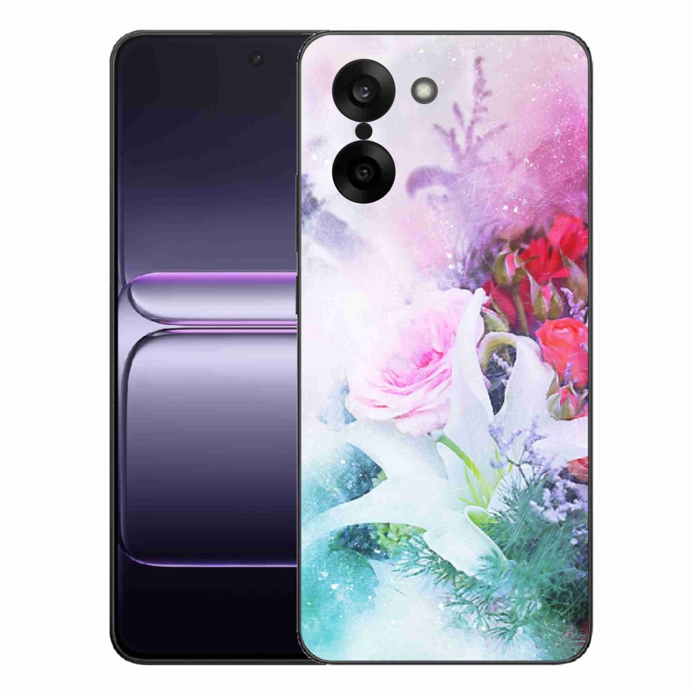 Gelový kryt mmCase na One Plus Nord CE5 - květiny 4