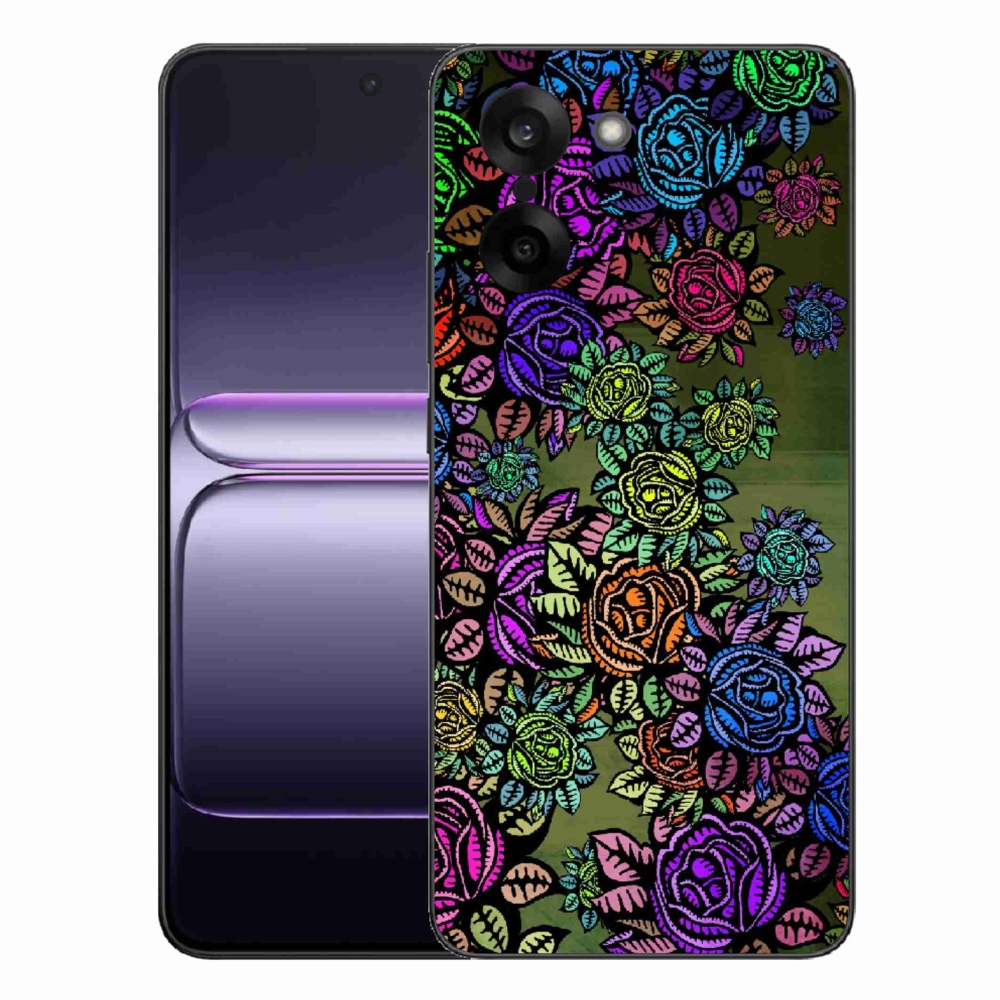 Gelový kryt mmCase na One Plus Nord CE5 - květiny 6