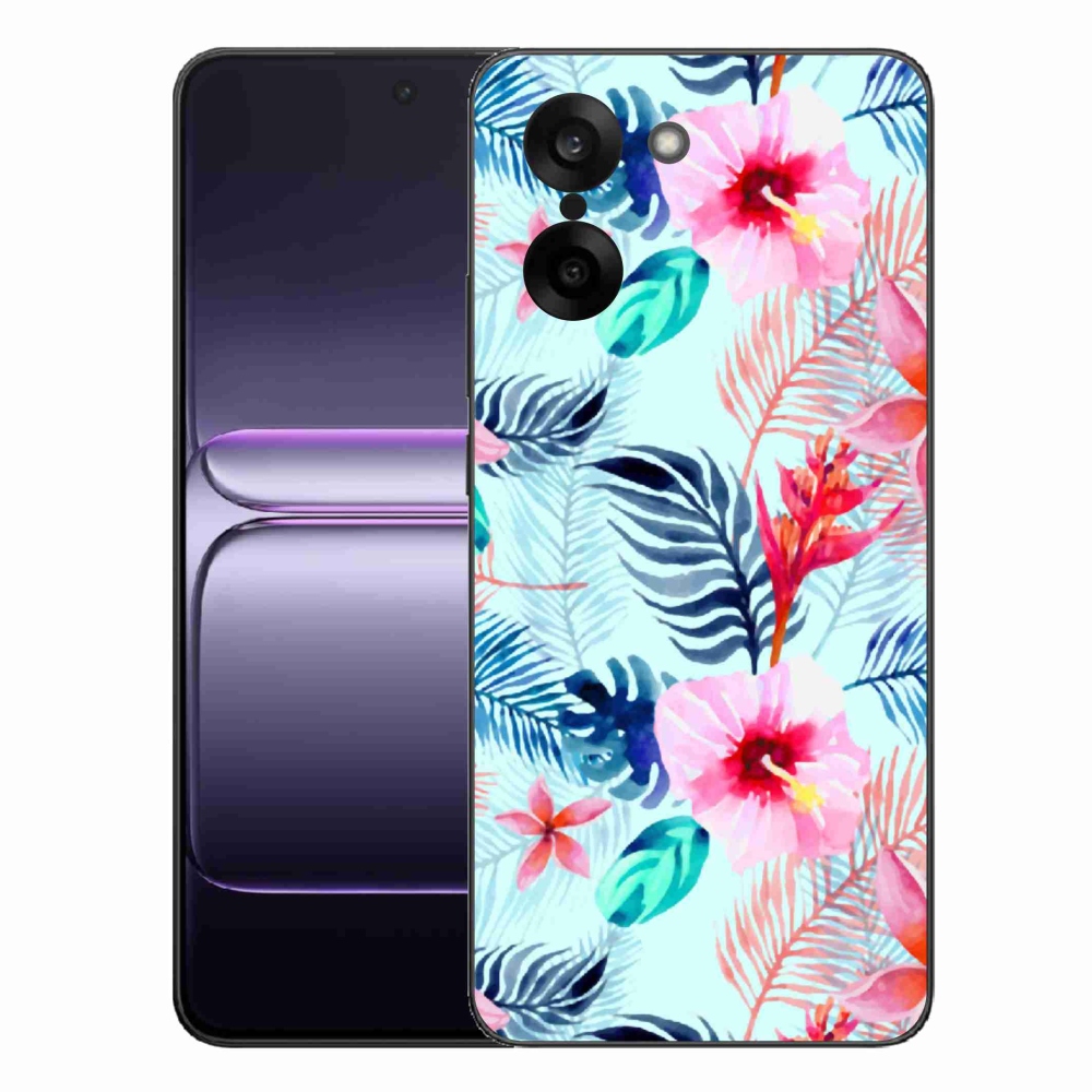 Gelový kryt mmCase na One Plus Nord CE5 - květiny
