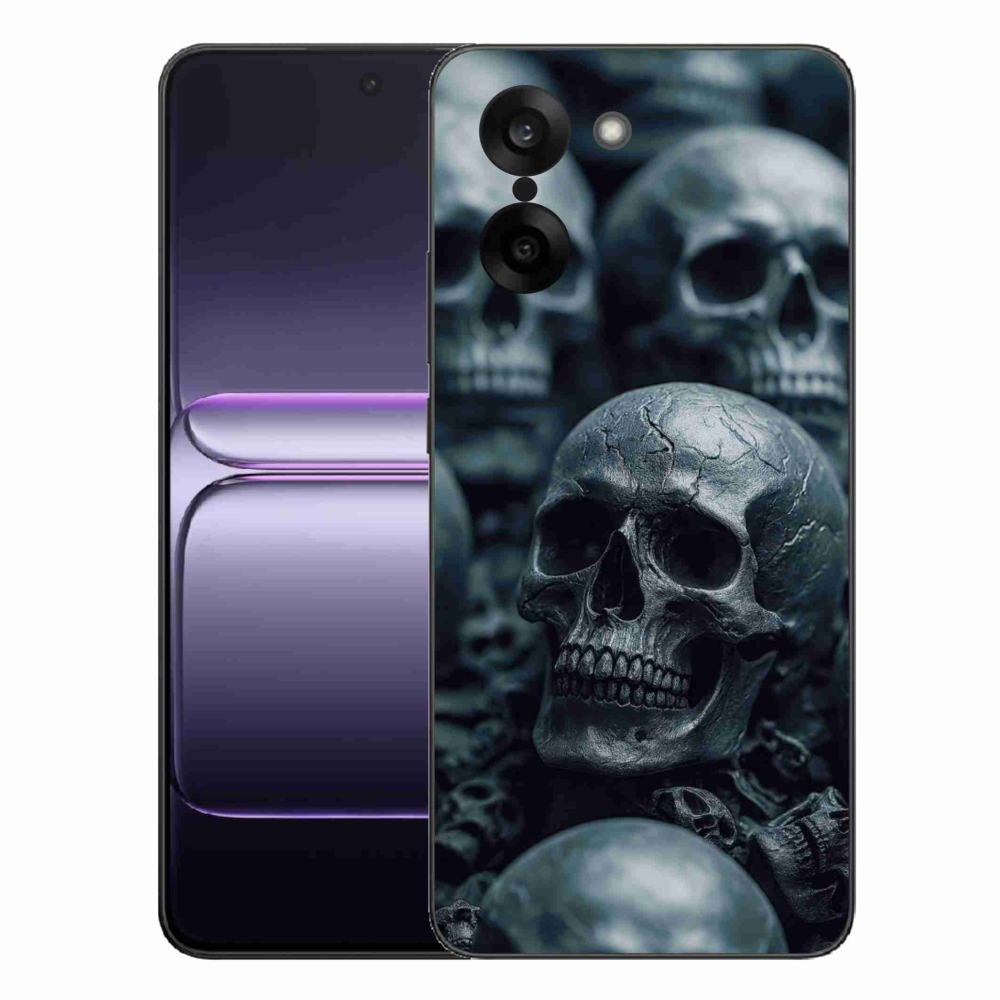Gelový kryt mmCase na One Plus Nord CE5 - lebka 2