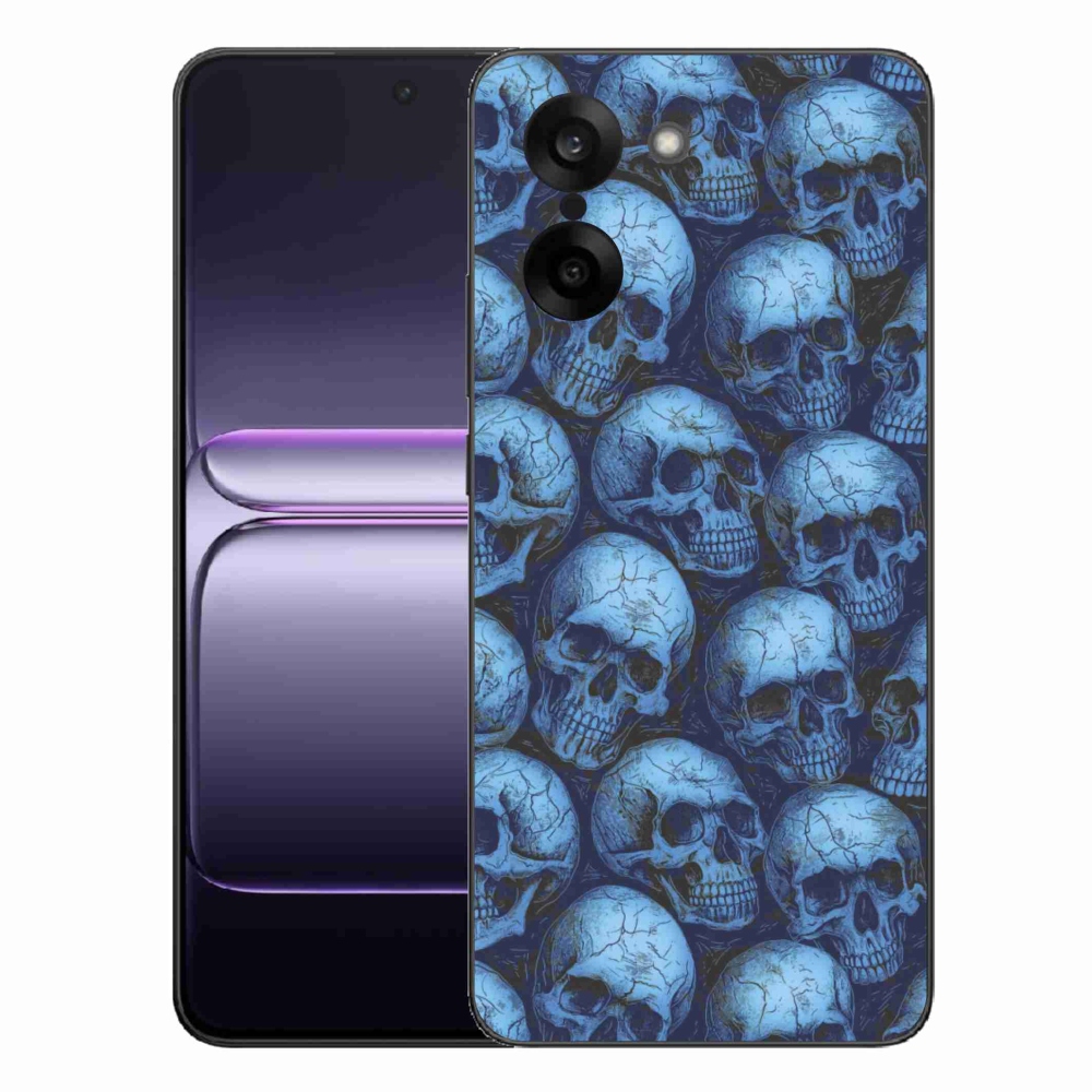 Gelový kryt mmCase na One Plus Nord CE5 - lebky
