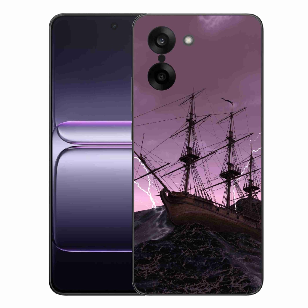 Gelový kryt mmCase na One Plus Nord CE5 - loď v bouři