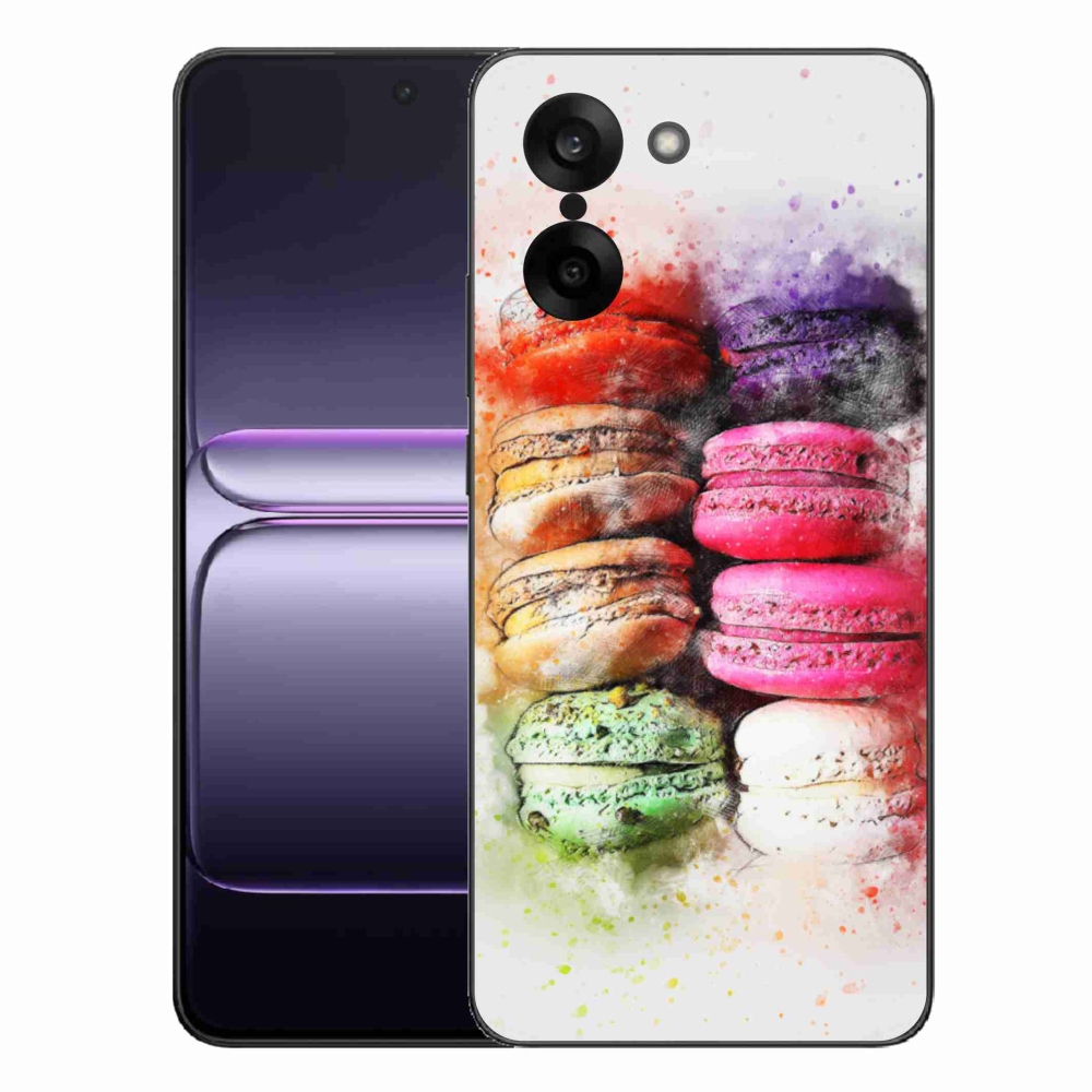 Gelový kryt mmCase na One Plus Nord CE5 - makrónky