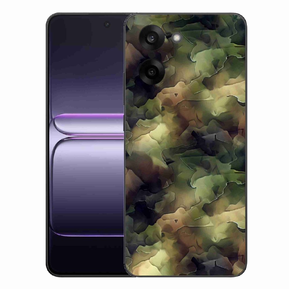 Gelový kryt mmCase na One Plus Nord CE5 - maskáčový vzor 10