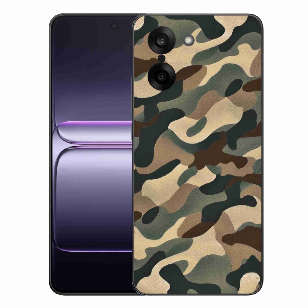 Gelový kryt mmCase na One Plus Nord CE5 - maskáčový vzor 11
