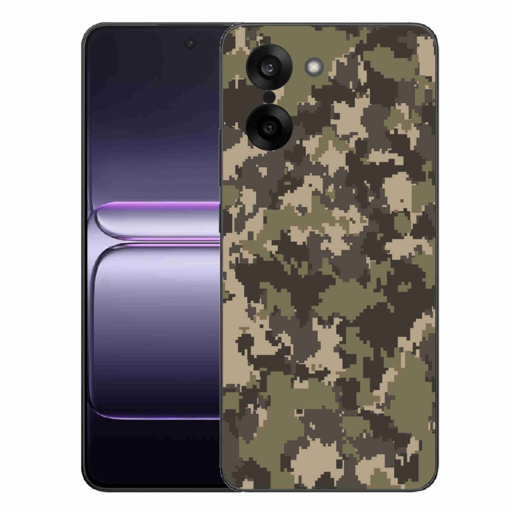 Gelový kryt mmCase na One Plus Nord CE5 - maskáčový vzor 12