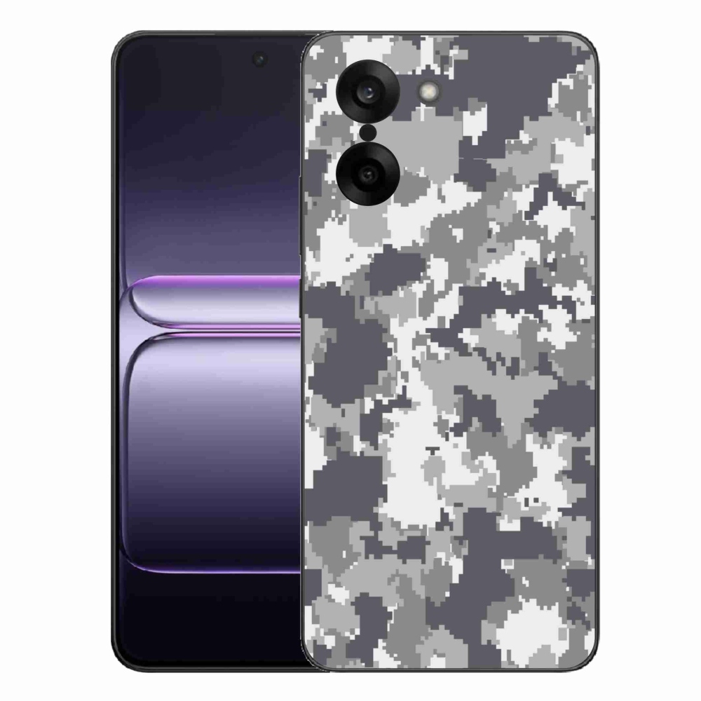 Gelový kryt mmCase na One Plus Nord CE5 - maskáčový vzor 2