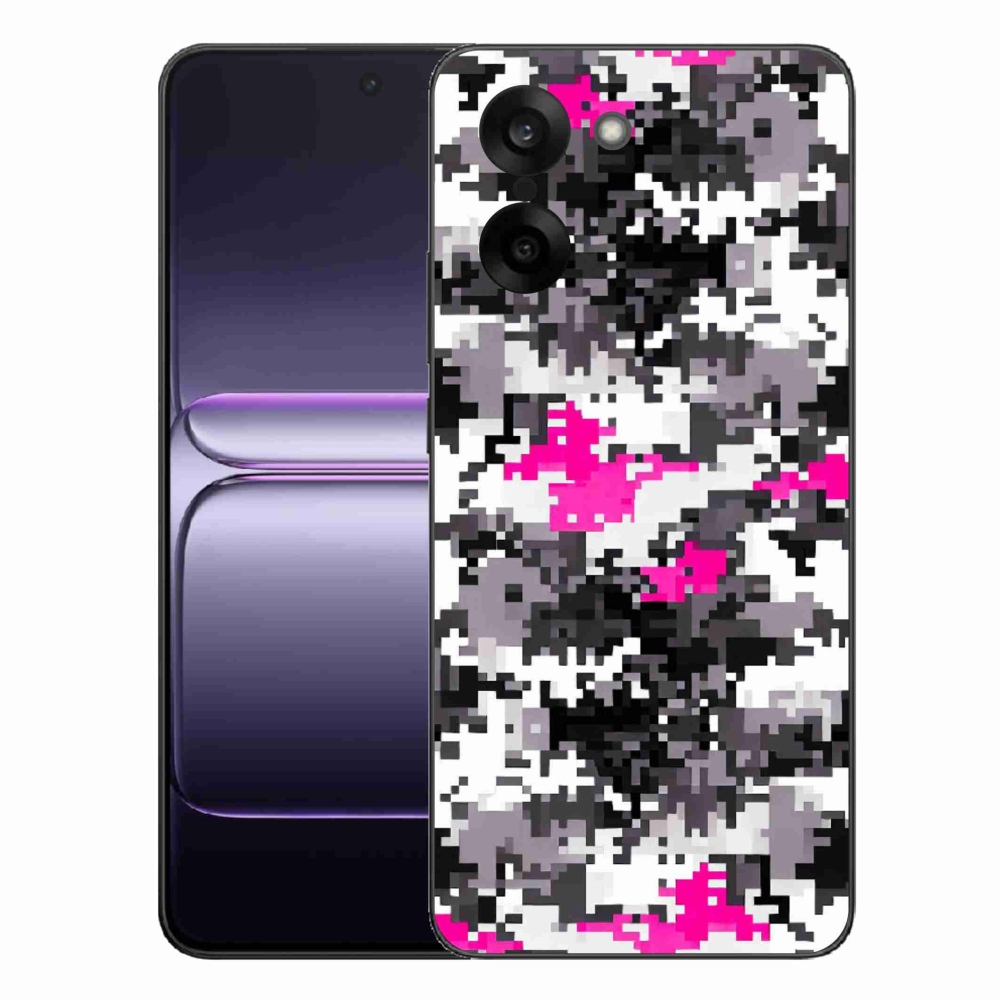Gelový kryt mmCase na One Plus Nord CE5 - maskáčový vzor 4