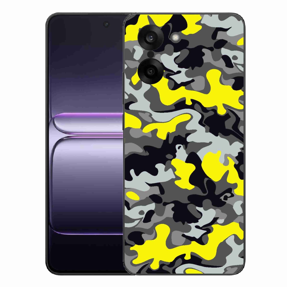 Gelový kryt mmCase na One Plus Nord CE5 - maskáčový vzor 6
