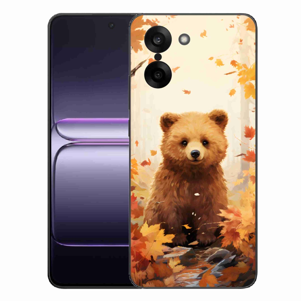 Gelový kryt mmCase na One Plus Nord CE5 - medvěd v lese