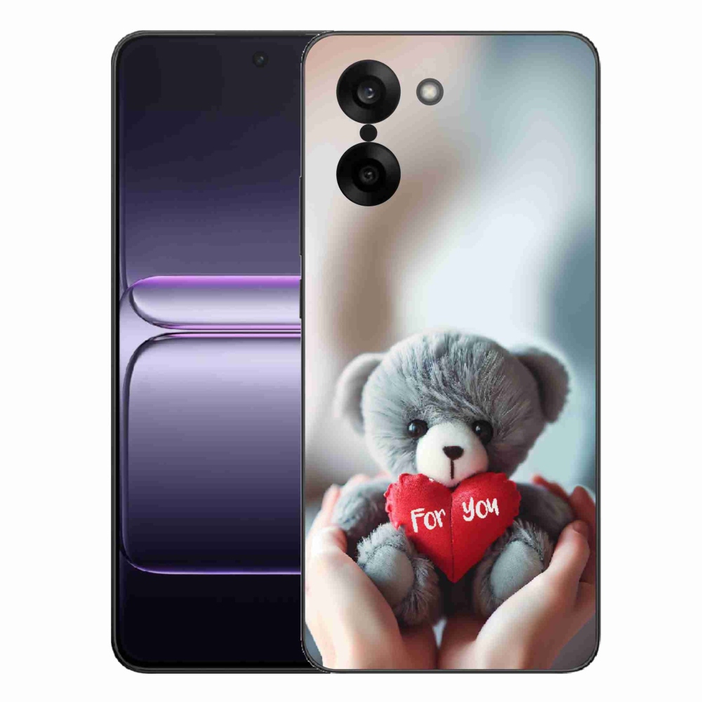 Gelový kryt mmCase na One Plus Nord CE5 - medvídek pro zamilované