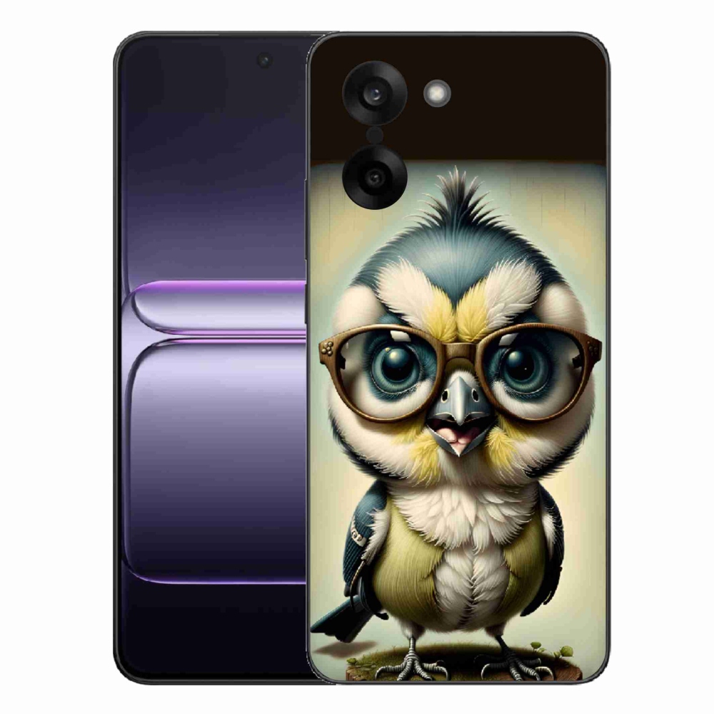 Gelový kryt mmCase na One Plus Nord CE5 - mládě s brýlemi