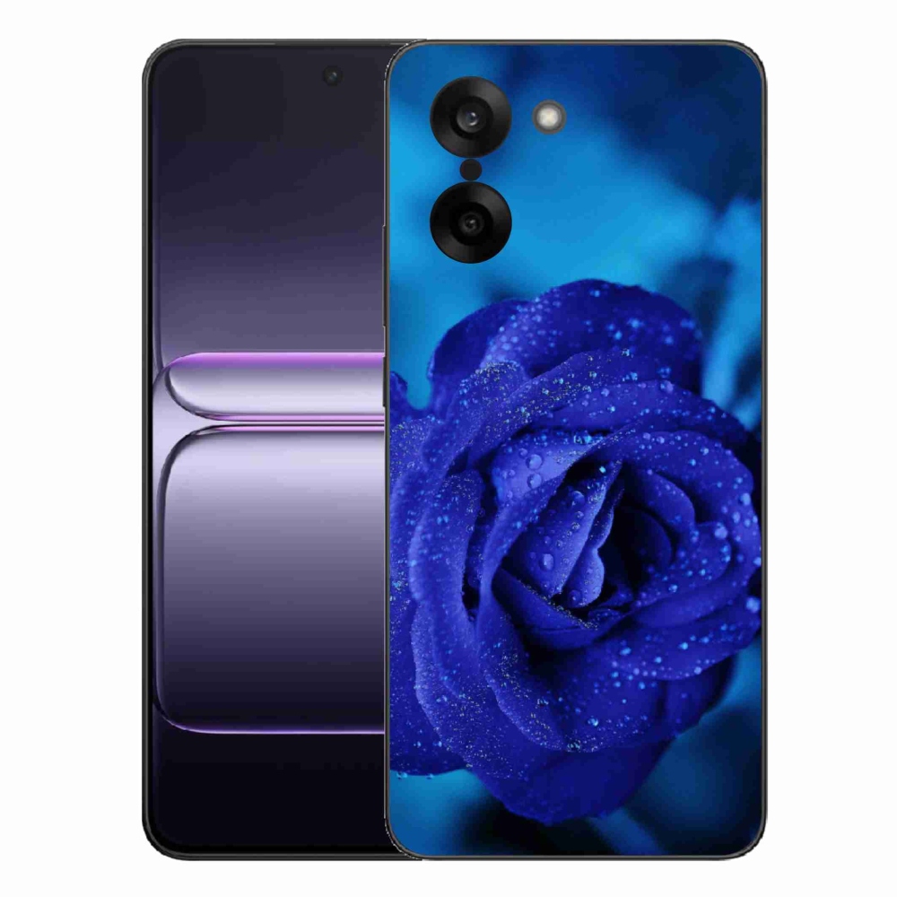 Gelový kryt mmCase na One Plus Nord CE5 - modrá růže