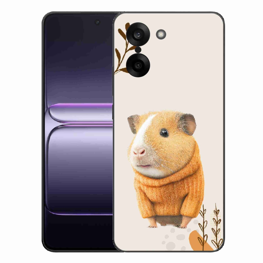 Gelový kryt mmCase na One Plus Nord CE5 - morče ve svetru