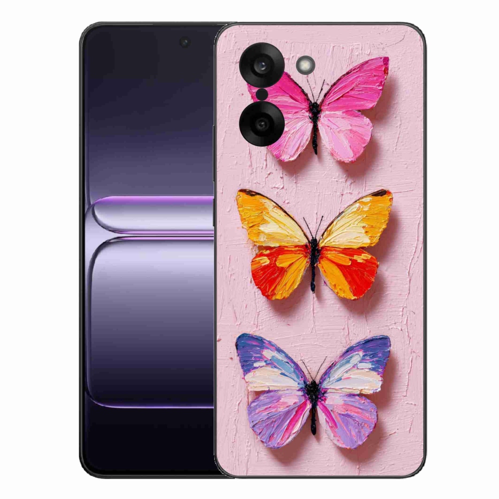 Gelový kryt mmCase na One Plus Nord CE5 - motýlí trojice