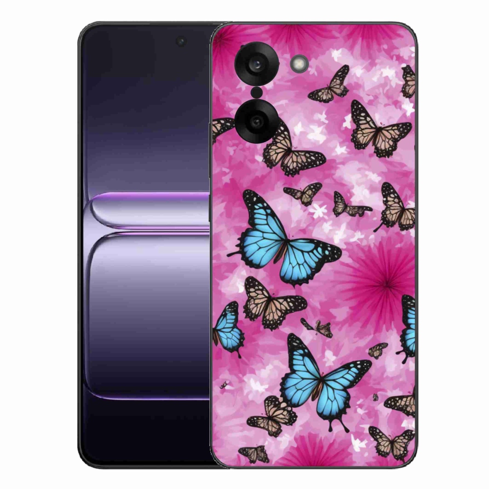 Gelový kryt mmCase na One Plus Nord CE5 - motýlí zahrada